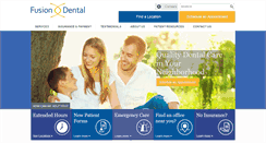 Desktop Screenshot of fusiondentalgroup.com